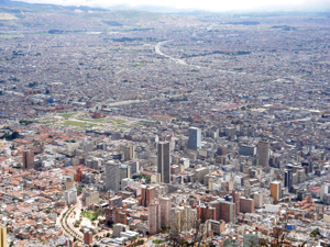 Uitzicht over Bogota